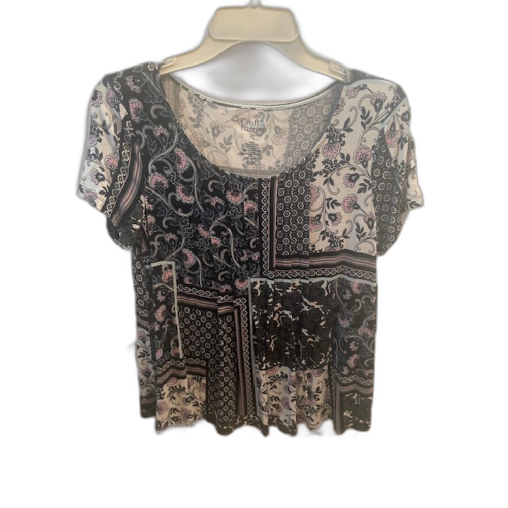 New Croft & Barrow short-sleeve top PS